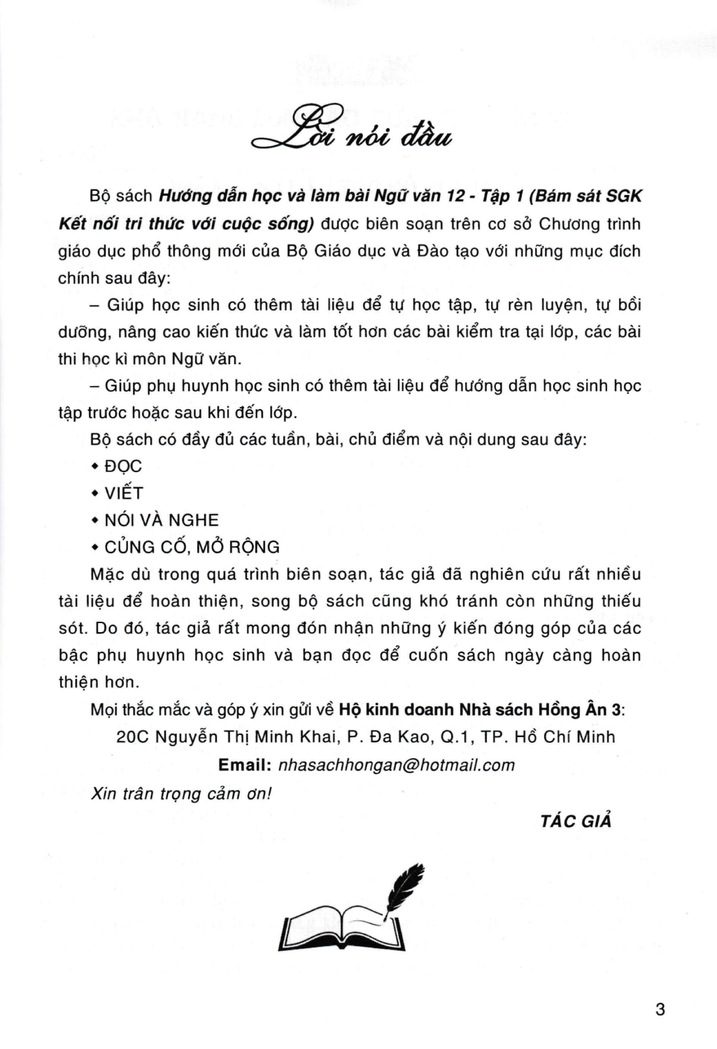 HƯỚNG DẪN HỌC VÀ LÀM BÀI NGỮ VĂN LỚP 12 - TẬP 1 (Bám sát SGK Kết nối tri thức với cuộc sống)